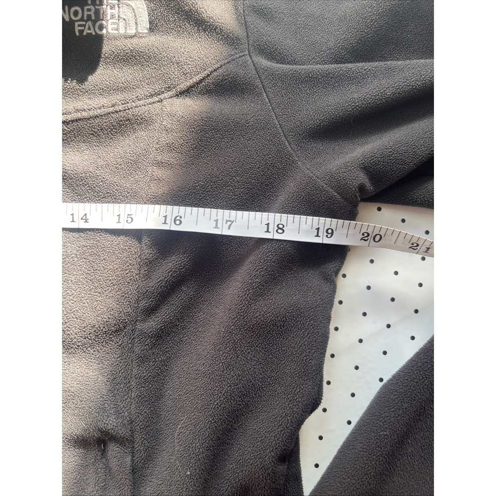 The North Face Black Lightweight Full Zip‎ Fleece Base Layer Jacket Women Medium - Picture 11 of 12